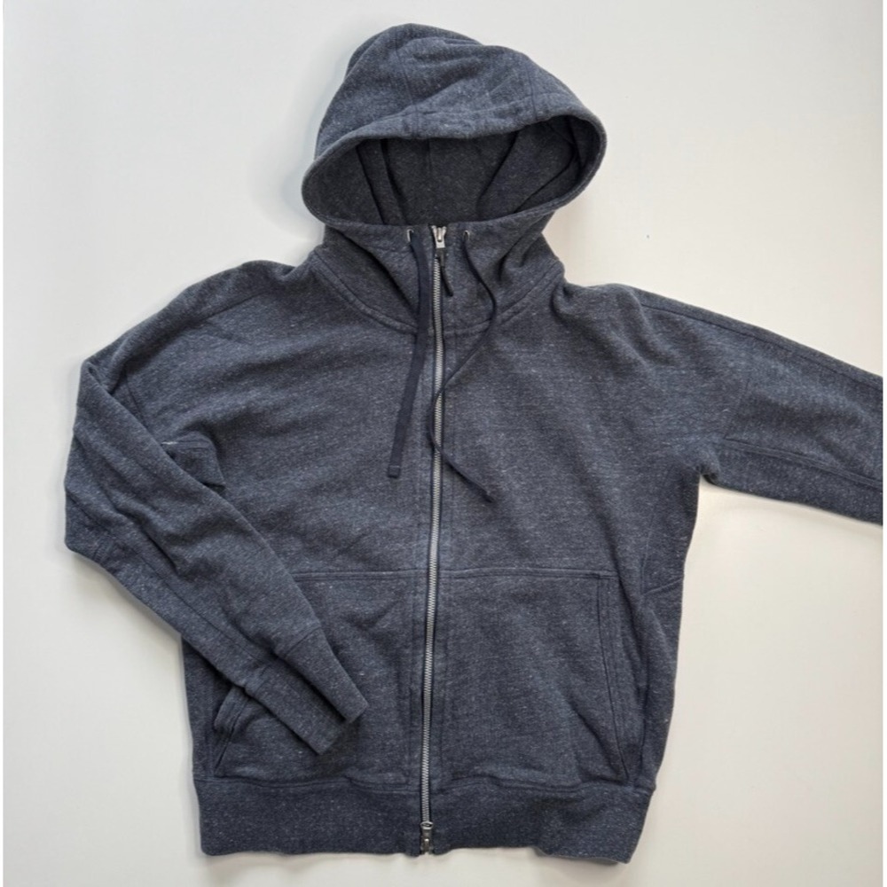 Adidas x Reigning Champ Full Zip Hoodie Jackiet Womens Small Blue‎ Heavy